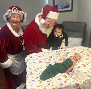 Baby Jaziel and his brother Christian, Baylor Scott & White Medical Center – Round Rock