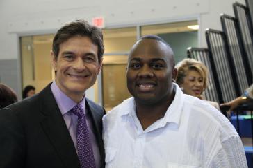Mehmet Oz, the Daytime Emmy Award-winning host of the nationally syndicated "The Dr. Oz Show," visited Baylor's Diabetes Health and Wellness Institute for a free health screening event to promote his campaign, "Know Your Five: The Lifesaving Numbers You Need to Know."
